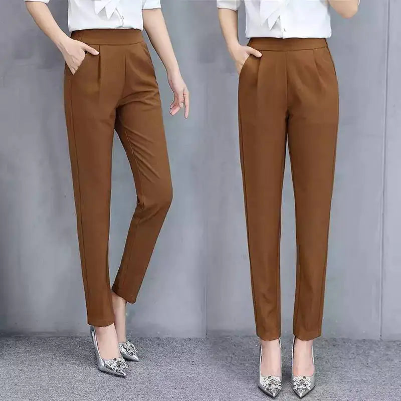 Harem Pants for Women – Cropped Slim Fit Elegance