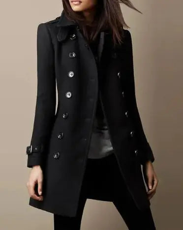 Ladies Spring Trench Coat - Where Timeless Elegance Meets Everyday Confidence