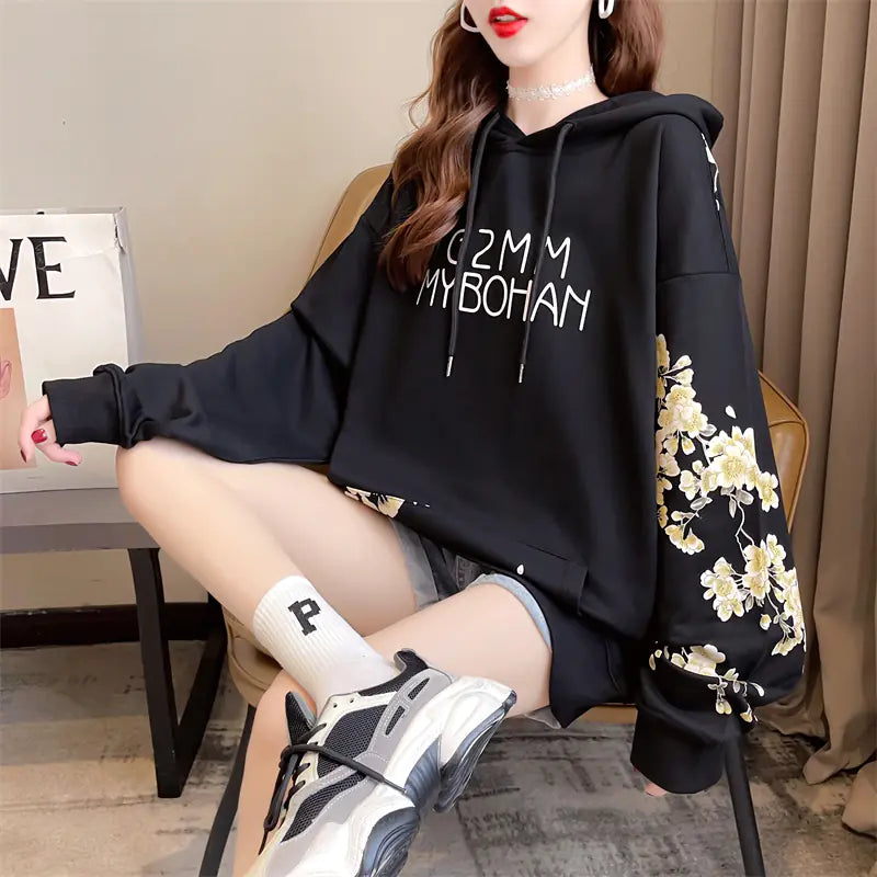 Korean Oversized Loose Top Jacket – Casual Hooded Streetwear for All Seasons